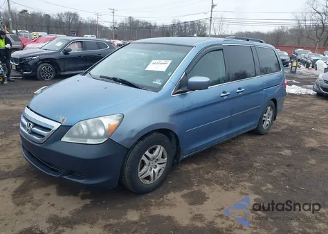 2006 Honda Odyssey Ex z USA, uszkodzony, nr VIN 5FNRL38486B115169